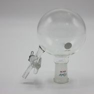 反应瓶(用于无水无氧反应),带2mm玻璃节门